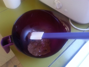 Melted Chocolate in Tupperware Microwave jug